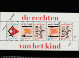 Olanda 1989-Drepturile copilului,MNH,Mi.Bl.33