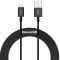 Cablu Baseus Superior USB la Lightning, Fast Charging,&nbsp; 2.4A 1m, Negru