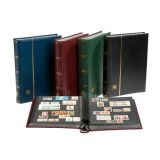 Clasor timbre 32 file negre, 64 pagini, seria Comfort, coperta groasa, căptușita, neagra