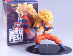 Figurina super saiyan 3 Goku dragon ball Z 20 cm anime foto