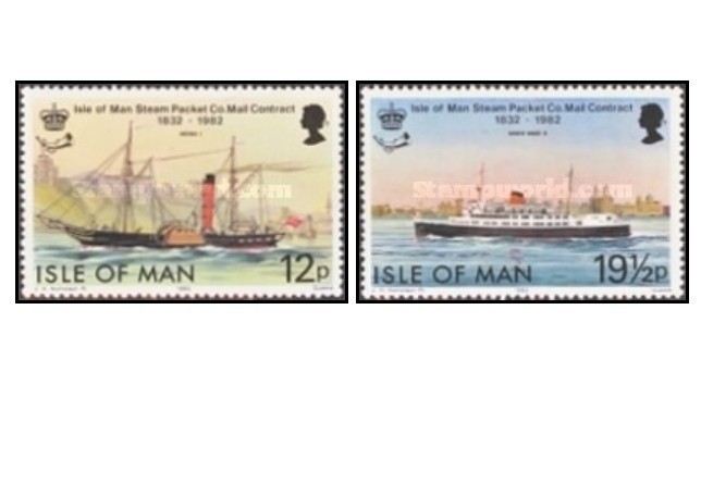 Isle of Man 1982 - vapori, serie neuzata