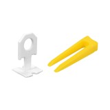 Sistem nivelare placi 1mm 50clips+50pene Vorel 04714