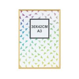 Rama foto 30x42 cm, Plastic, Auriu, ATU-087061, Oem