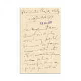 George Enescu, corespondență către un prieten, 1937