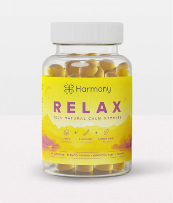 Jeleuri CBD+CBG, Harmony, Relax Gummies, 600mg foto