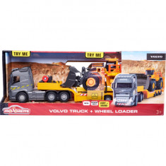 Majorette volvo camion si incarcator frontal scara 1 la 43