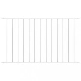 Gossi panou de gard, alb, 1,7 x 0,75 m, otel vopsit electrostatic