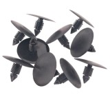 Agrafa capitonaj antifon capota; ornamente plastic Dacia Logan 2004-2012, Sandero 2008-2013; Renault Laguna 2 2001-2007, - pret per 10 bucati