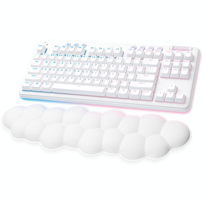 LOGITECH G715 Wireless Mechanical Gaming Keyboard - OFF WHITE - US INTL - TACTILE, &quot;920-010465&quot; (timbru verde 0.8 lei)