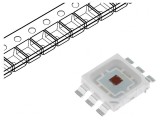LED Roșu Putere 3W SMD 120&deg;, Optosupply
