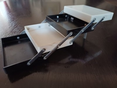 NI4 Cutie rabatabilă din plastic cu mai multe compartimente JOIL Reșița foto