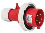Fisa stecher 5 poli 3P+N+E 16A montaj pe cablu 6h 380V IP67 trifazic CEE mobil, METE