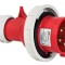 Fisa stecher 5 poli 3P+N+E 16A montaj pe cablu 6h 380V IP67 trifazic CEE mobil