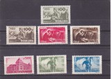 ROMANIA 1945 LP 174 MUNCA P.T.T. SERIE MNH, Posta, Nestampilat