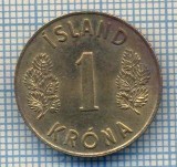 AX 266 MONEDA - ISLANDA - 1 KRONA -ANUL 1975 -STAREA CARE SE VEDE, Europa