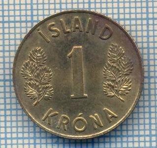 AX 266 MONEDA - ISLANDA - 1 KRONA -ANUL 1975 -STAREA CARE SE VEDE foto