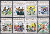 Ruanda 1972 - Anul internațional al luptei &icirc;mpotriva discriminării rasiale, MNH, Nestampilat