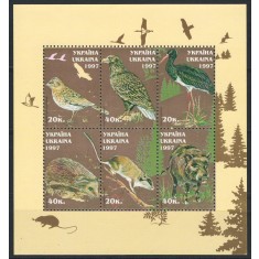 Ucraina 1997 Mi 237/42 bl 9 MNH - Fauna 27-3