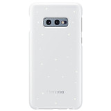 Husa de protectie Samsung pentru Galaxy S10e, LED, NFC powered back, Alb