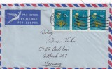 FILATELIE TEMATICA - PLIC AFRICA DE SUD TEMATICA FLORA FLORI AIRMAIL, Stampilat