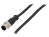 Mufă M12 4 PIN tată D-Ethernet IP65/IP67 250V 4A drept