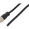 Mufă M12 4 PIN tată D-Ethernet IP65/IP67 250V 4A drept