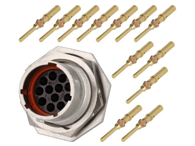 Conector Circular Crimpat PIN 12 13A RT071412PNH-K