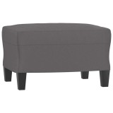 Cumpara ieftin Taburet, gri, 60x50x41 cm, piele ecologica