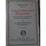 GESPRACH UBER DIE EINSTEINSCHE THEORIE-DR. HANS SCHIMANK-234386
