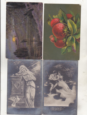 bnk cp Lot 24 carti postale vechi uzate foto