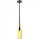 PENDUL TAVAN MODEL STICLA VIN CULOARE GALBEN, V-TAC