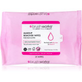 Brushworks Makeup Remover Wipes șervețele demachiante pentru make-up 25 buc