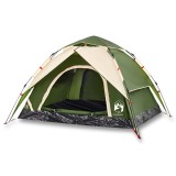 Cumpara ieftin Cort de camping cupola 3 persoane, setare rapida, verde