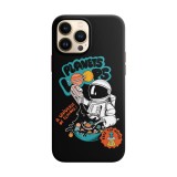 Husa compatibila cu Apple iPhone 14 Pro Max model Planet loop universe flavor,Silicon, Tpu, Viceversa, Transparent, Carcasa