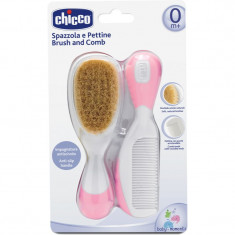 Chicco Baby Moments set pentru păr 0m+ Pink 2 buc