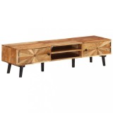 Cumpara ieftin Comodă TV, 145x35x35 cm, lemn masiv de acacia