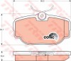 Set placute frana,frana disc LAND ROVER DISCOVERY II (LJ, LT) (1998 - 2004) TRW GDB1155