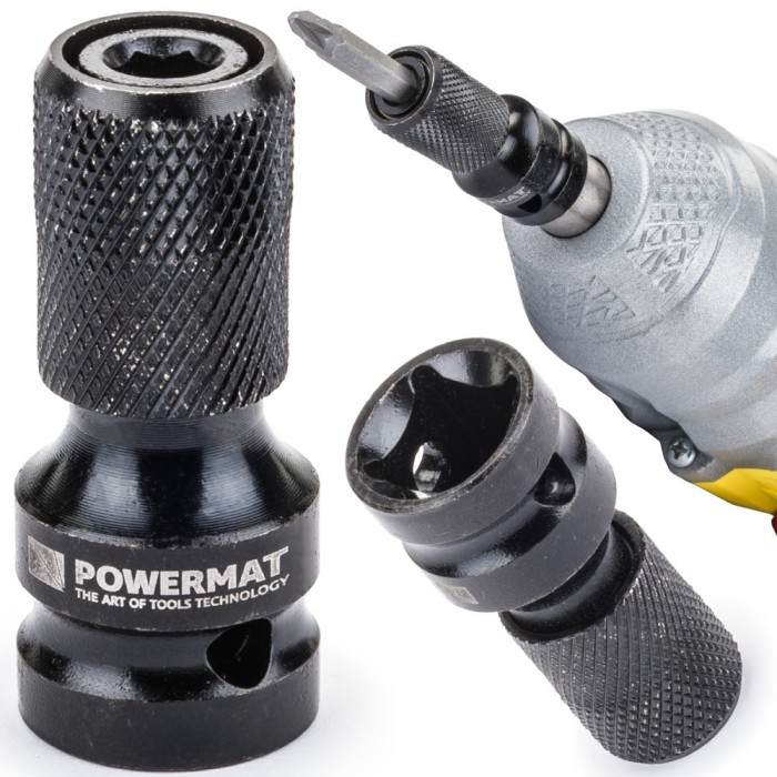 &Uuml;tvecsavaroz&oacute; adapter 1/2&amp;quot; n&eacute;gyzettől 1/4&amp;quot; HEX PM-ASHU-05025T