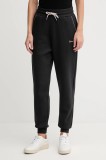 Colmar pantaloni de trening culoarea negru, neted, 9254.3ZN
