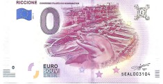!!! 0 EURO SOUVENIR - ITALIA , RICCIONE , CONFERINTA FILATELICO NUMISMATICA - 2018.1 - UNC // NU TRIMIT PRIN CURIER