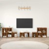 VidaXL Set dulap TV 8 pcs Lemn Vechi 37 x 35 x 72 cm Lemn compozit 3393273