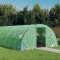 vidaXL Seră cu cadru din oțel, verde, 64 m&sup2;, 16x4x2 m 3188067