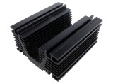 Radiator extrudat cu aripioare negru 200x176x98mm