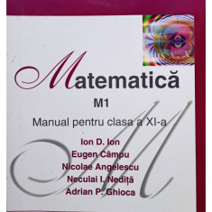 Ion D. Ion - Matematica M1. Manual pentru clasa a XI-a (editia 2007)