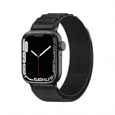 Alpine curea cu cataramă din oțel pentru Apple Watch 38/40/41 mm negru