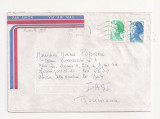 FD1 - Plic Circulat international Franta - Romania (Iasi ) , 1985