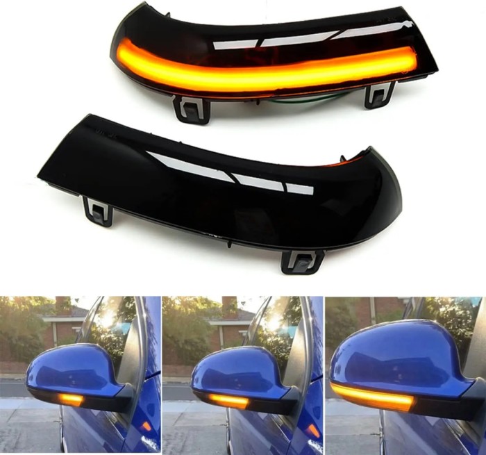 Semnalizari Dinamice Oglinzi, pentru VW GOLF 5 GTI GTD V MK5 Jetta Passat B5.5 B6 Sharan Skoda Superb B5 EOS