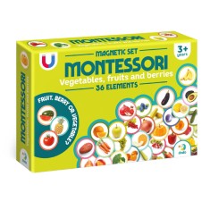 Set magneti Montessori - Fructe si legume foto