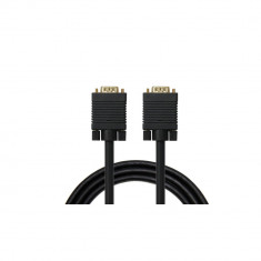 Resigilat : Cablu monitor PNI House VGA-VGA 15 pini, 1.8m, Negru foto