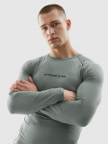 Tricou de antrenament cu m&acirc;necă lungă cu uscare rapidă pentru bărbați, 4F Sportswear